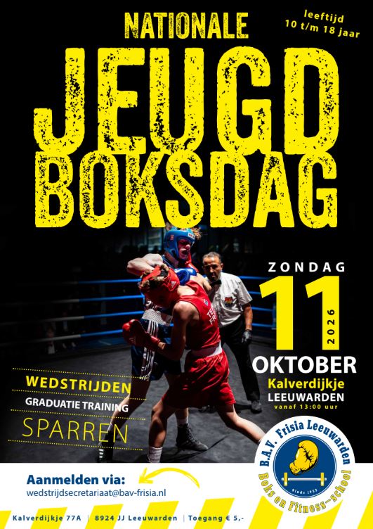 Poster Jeugddag BAV Frisia